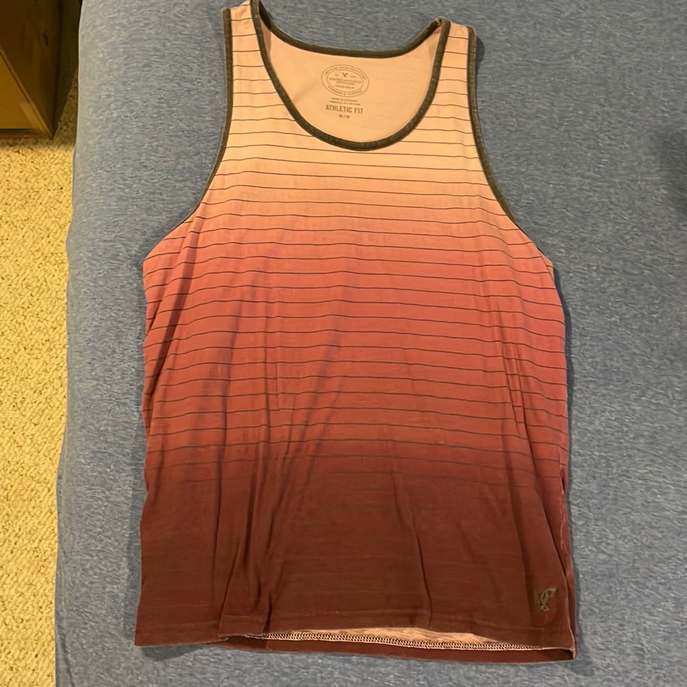 American Eagle pink fade tank top